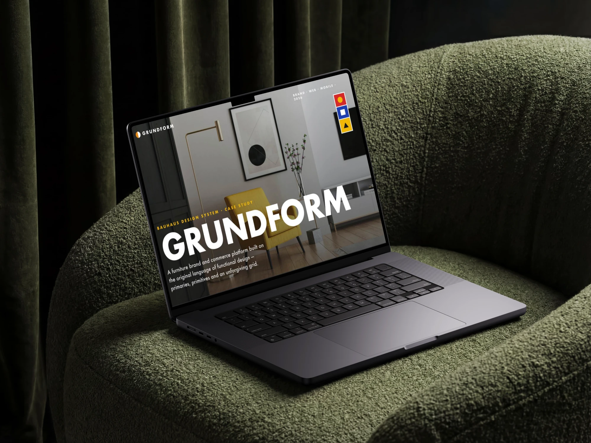 Grundform — Bauhaus Design System case study cover